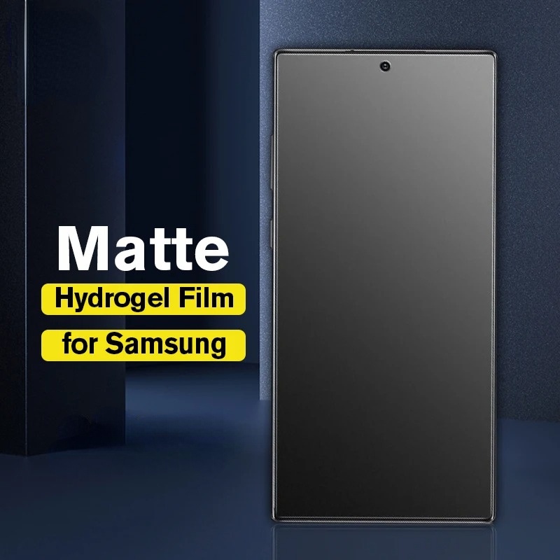 ฟิล์มไฮโดรเจลกันรอยหน้าจอ เนื้อแมตต์ สําหรับ Samsung Galaxy S8 S9 S10 S20 S21 S22 S23 S24 FE Plus Ultra Lite Note 8 9 20 10 Plus Ultra Lite