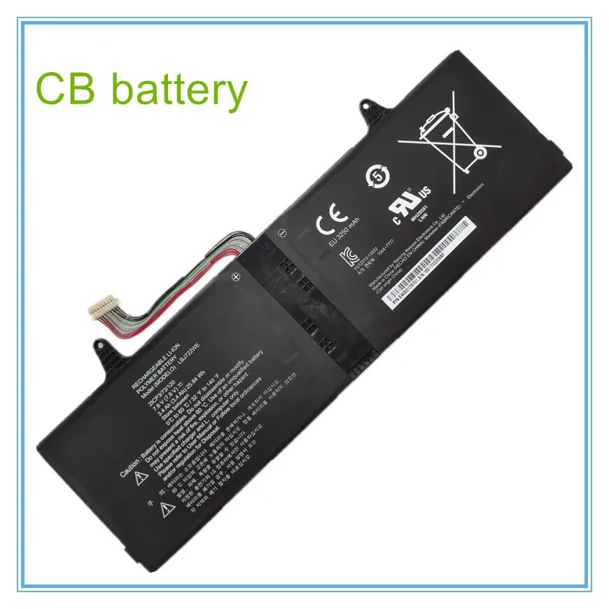 แบตเตอรี่แล็ปท็อป New  Laptop  for LBJ722WE 7.6V 25.84Wh