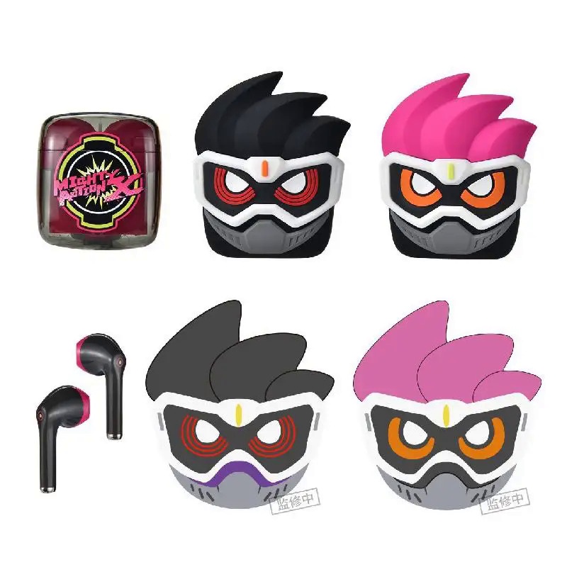 หูฟังบลูทูธไร้สาย 5.3 ลดเสียงรบกวน ลายการ์ตูนอนิเมะ Kamen Rider ENC