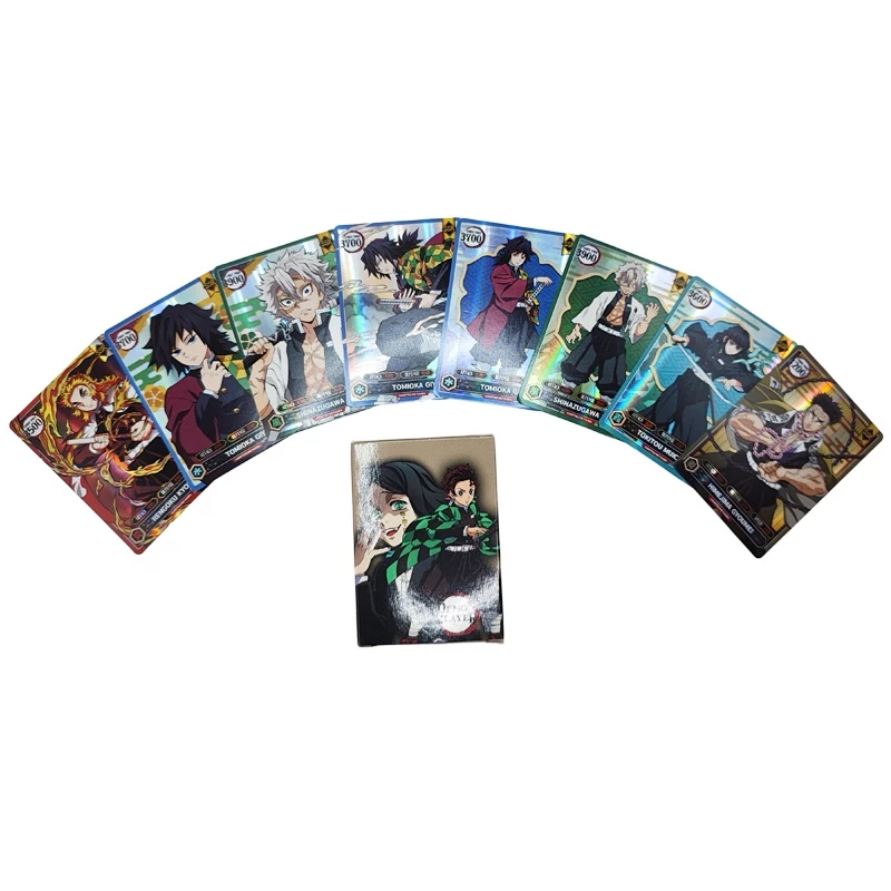 กล่องละ 50 ชิ้น เกมการ์ด Demon Slayer TCG ทานจiro เนซึโกะ อาการุสะ เซ็นอิทสึ การ์ดต่อสู้สุดมันส์ ของเล่นเพื่อการสะสมสําหรับเด็ก thumbnail 5