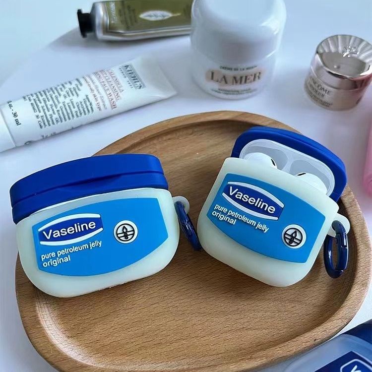 เคสหูฟังบลูทูธไร้สาย ลายสร้างสรรค์ สีฟ้า สําหรับ AirPods 1 2 3 Pro2 Pro
