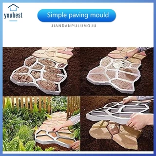 แม่พิมพ์คอนกรีต DIY ปูนซีเมนต์อิฐ หิน สวน พื้นกระเบื้อง ถนน เครื่องทําเส้นทาง