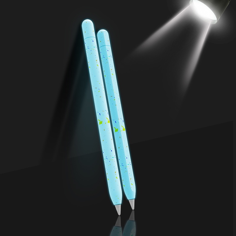 ซิลิโคนส ่ องสว ่ างสําหรับ Apple Pencil Pro 2 1 gen Creative Glow Skin Sleeve สําหรับ iPad ปากกาป ้ องกันปลอกกันลื ่ น