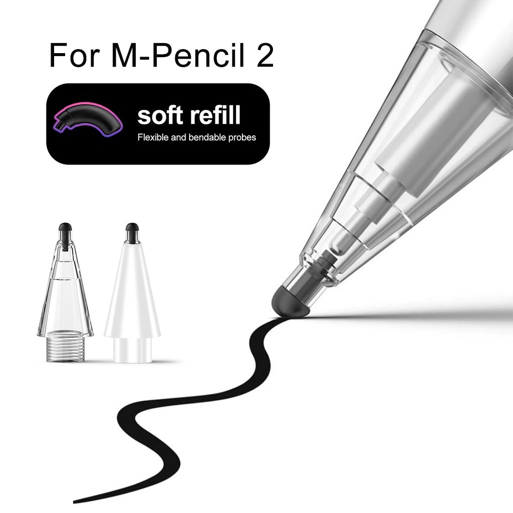 ปลายปากกาสไตลัส ชุบนิกเกิล อุปกรณ์เสริม แบบเปลี่ยน สําหรับ Huawei M-Pencil 2 Generation