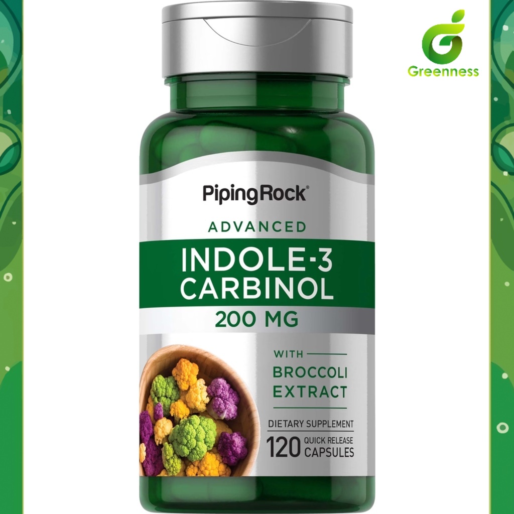 Indole-3-Carbinol & Resveratrol 200 mg. (120แคปซูล) I3C