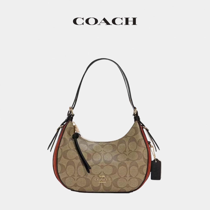 100% genuine COACH half moon handbag shoulder bag 7257 6807 8163