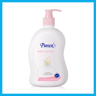 Pureen Baby Lotion 500ml เพียวรีน เบบี้ โลชั่นบำรุงผิว ซึมซาบเร็ว ไม่เหนียวเหนอะหนะ.
