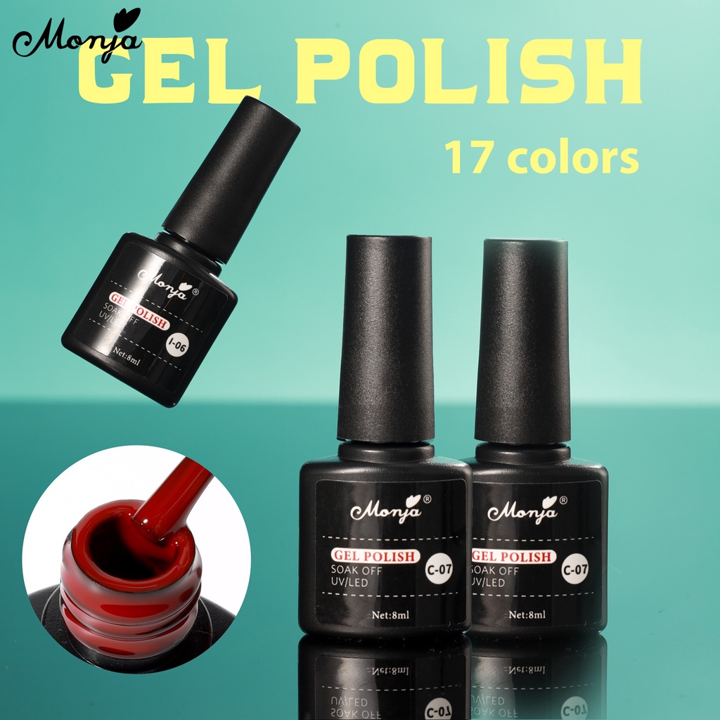 Monja สีเจล มีหลายสี  ทันสมัย ​​อ่อนเยาว์ ใช้เครื่องอบผ้า - รูปที่ 3