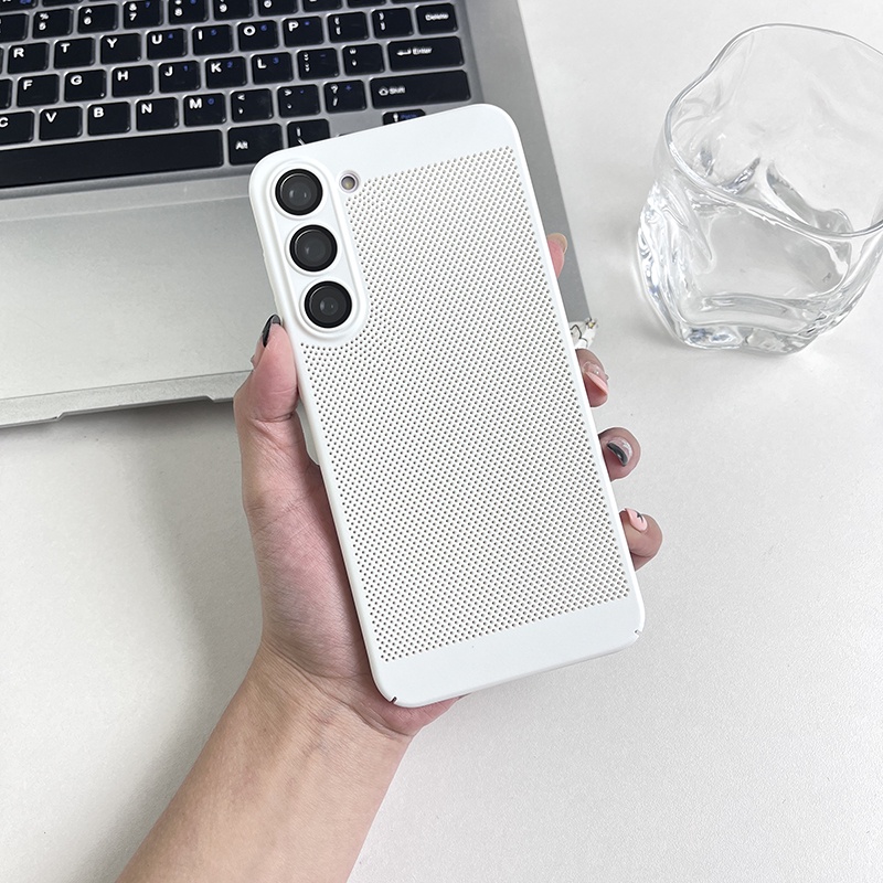 เคสโทรศัพท์มือถือ แบบบางพิเศษ และระบายอากาศ กันกระแทก พร้อมฟิล์มเลนส์ สําหรับ Samsung Galaxy A54 A34 A24 A14 A04S A04E A04 4G 5G