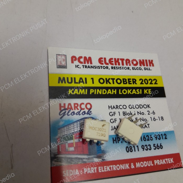 IC OPTOCOUPLER MOC3021 MOC 3021 6PIN -BSS12