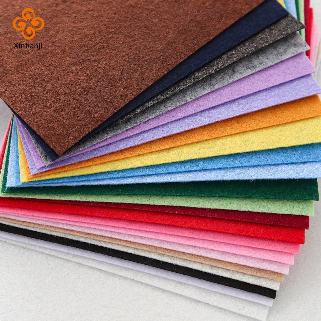 90x45 ซม.นุ่ม Felt ผ้าไม่ทอ Felt ผ้าแผ่น Patchwork DIY เย็บตุ๊กตาหัตถกรรมอุปกรณ์เสริมวัสดุ 1 มม.หนา TJ10300