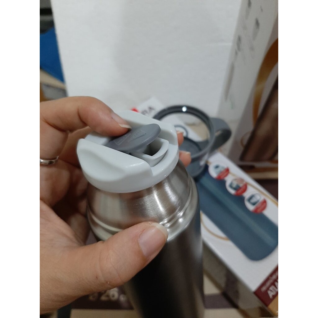 Zebra กระบอกน้ำสูญญากาศ Atlantic 0.48 ลิตร ตราหัวม้าลาย - รูปที่ 7