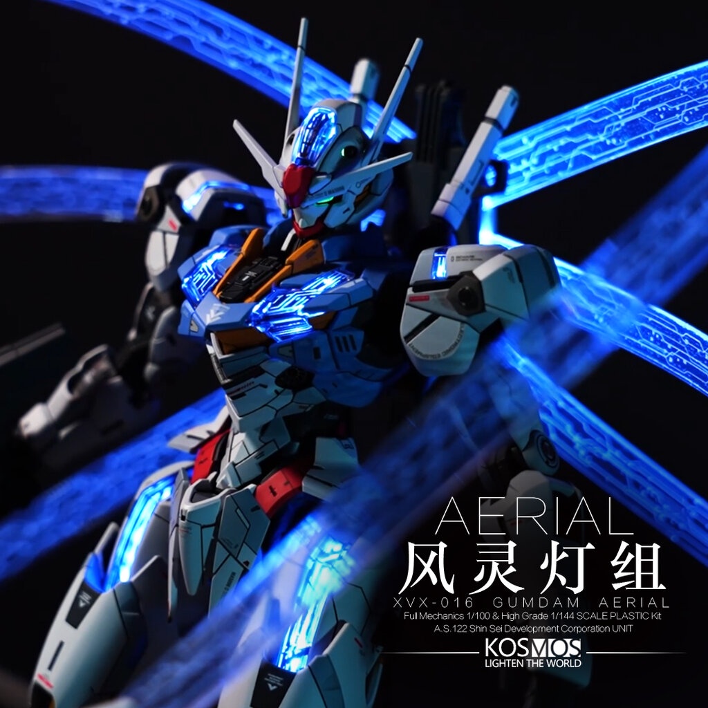 PRE ORDER KOSMOS LED Set (Deluxe Ver.)LIGHT EFFECT GUNBIT FULL MECHANICS For 1/100 FM GUNDAM AERIAL