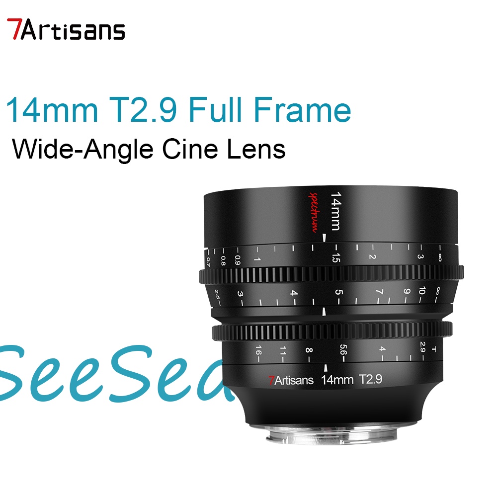 7Artisans 14 มม.T2.9 เลนส์มุมกว้าง สําหรับกล้องมิเรอร์เลส Sony E Nikon Z Canon R L Mount 14mm T2.9