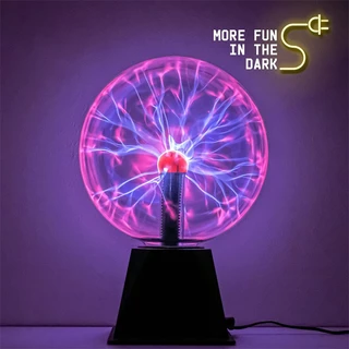 (COD)hพลาสม่าบอล 3 inch ไวต่อการสัมผัส magic plasma ball โคมไฟพลาสม่าสําหรับตกแต่งห้องนอนเด็ก