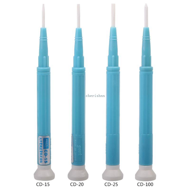 Ch*【พร้อมส่ง】ไขควงเซรามิค ป้องกันไฟฟ้าสถิตย์ ปรับความถี่ได้ DIY
