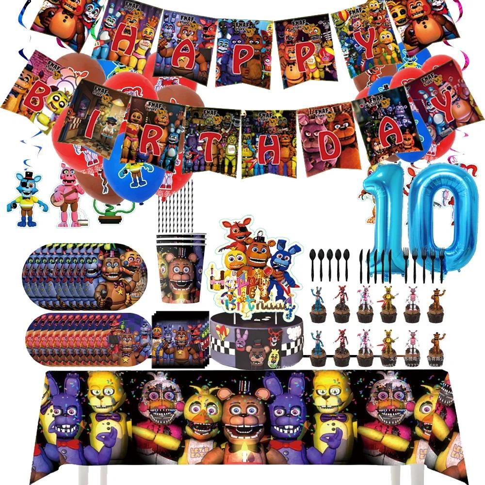 Five Nights At Freddy's FNAF ลูกโป่งดิจิทัล สําหรับตกแต่งปาร์ตี้วันเกิดเด็ก