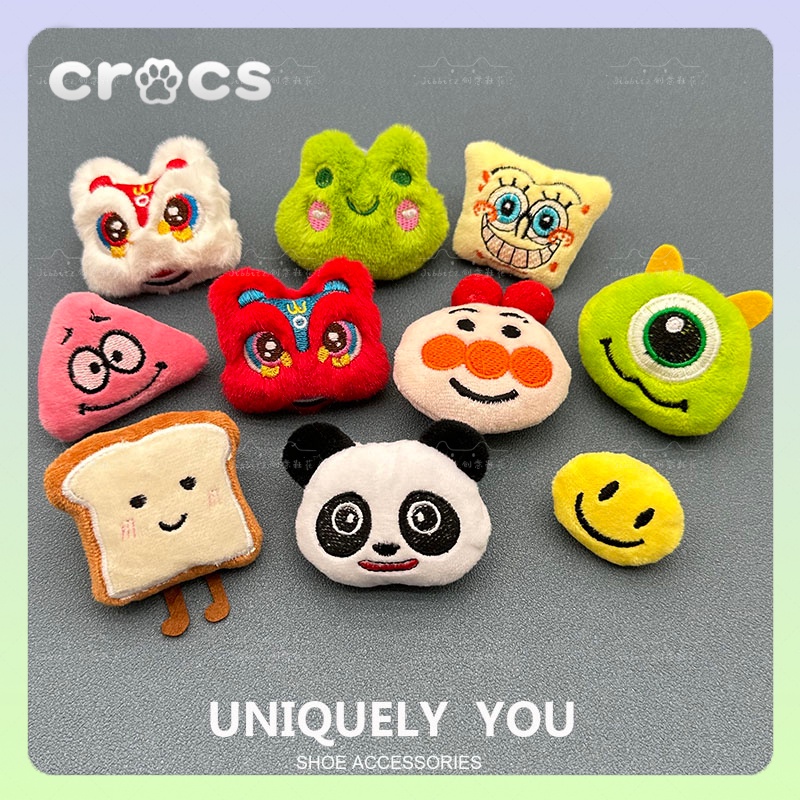 jibbitz crocs plush doll ตัวติดรองเท้า crocs jibbitz crocs เกาหลี crocs accessories DIY