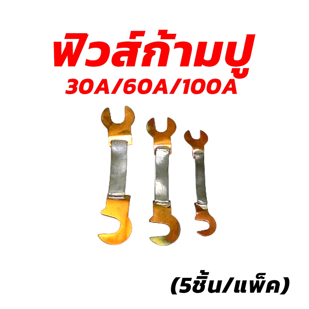 [10ตัว/แพ็ค]ฟิวส์ก้ามปู ขนาด 30A/60A/100A