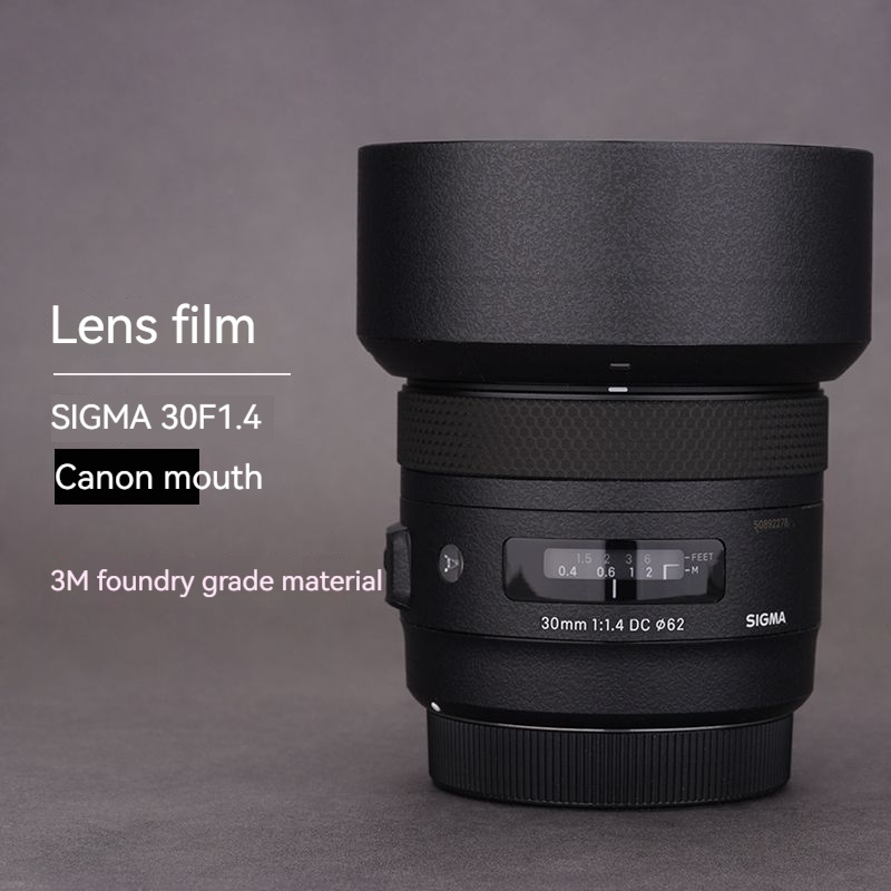 สติกเกอร์ฟิล์มกันรอยเลนส์กล้อง 30 องศา 3M สําหรับ Sigma Sigma 30F1.4 Canon