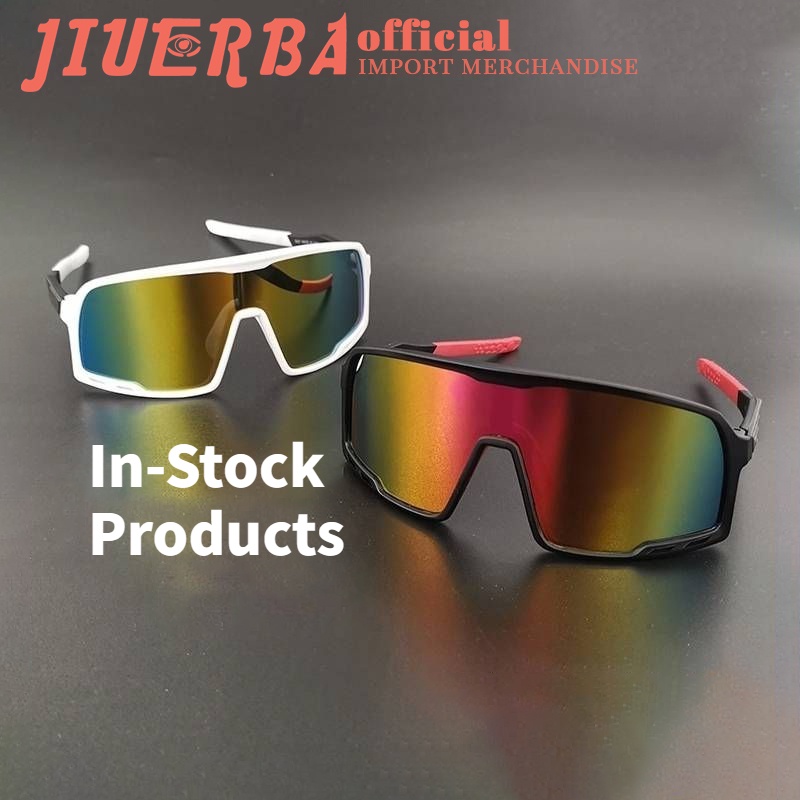 JIUERBA แว่นตากันแดด กันลม สีสันสดใส สําหรับขี่จักรยาน ปีนเขา เล่นกีฬากลางแจ้ง