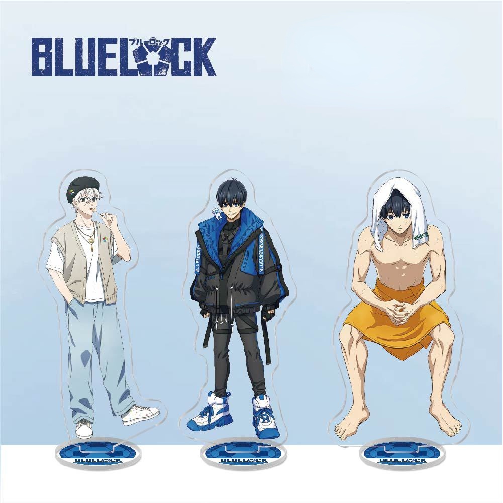 โมเดลฟิกเกอร์อะคริลิค รูปการ์ตูนอนิเมะ BLUE LOCK เหมาะกับของสะสม สําหรับตกแต่งโต๊ะ