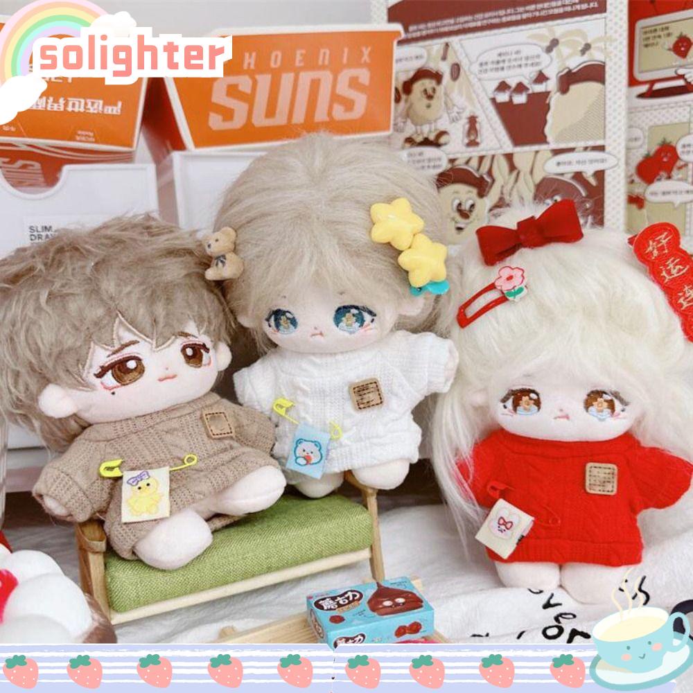 Solighter เสื้อกันหนาว ผ้าฝ้ายถัก คุณภาพสูง 10 ซม. หลายสไตล์ แฟชั่นฤดูหนาว สําหรับตุ๊กตาไอดอล