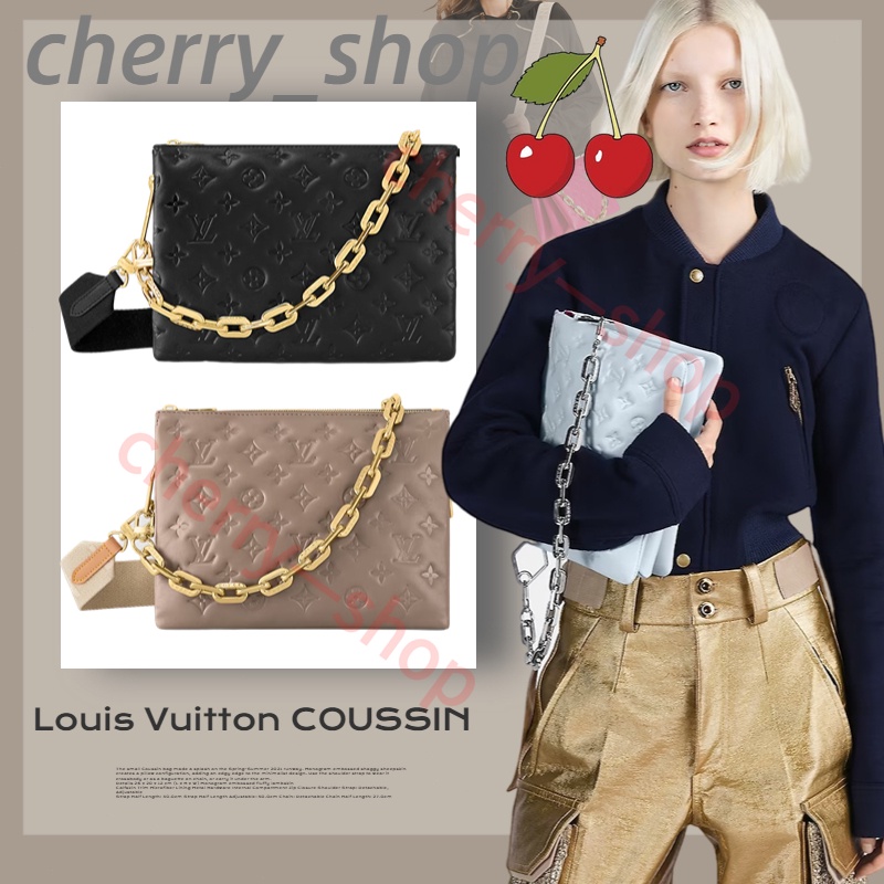 หลุยส์วิตตอง แท้/Louis Vuitton COUSSIN Small Bag/ผู้หญิง/กระเป๋าสะพาย/กระเป๋าถือ