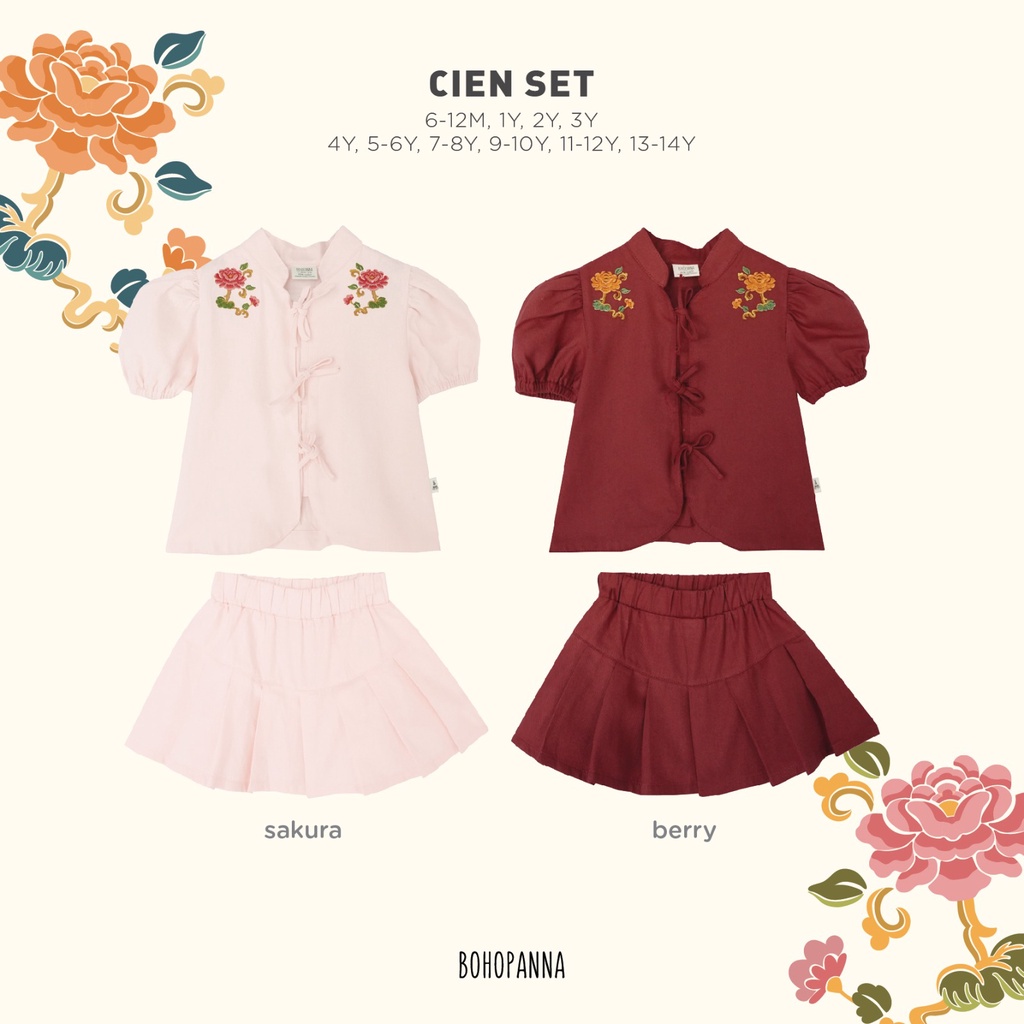 Qipao DERSS/ YUE DRESS / CIEN SET PLEK COLLECTION BOHOPNA - SURABAYABABY