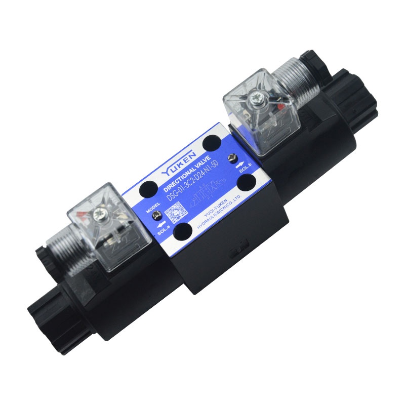 Yuji วาล์วตรวจสอบน้ํามันไฮดรอลิค สองทาง YUKEN DSG-01 3C2 3C60 220V24V