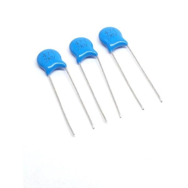 3ชิ้น เซรามิค คาปาซิเตอร์ 2KV ค่า 100pF-10000pF,ceramic capacitor