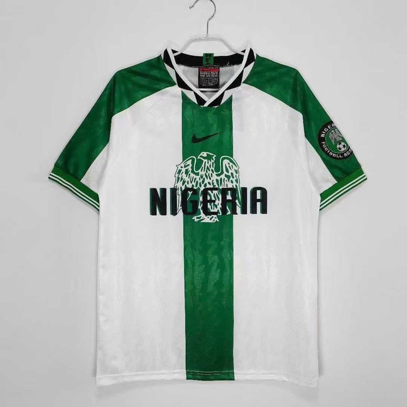 1996 Game Season Nigeria Away Jersey OKOCHA เสื้อฟุตบอล