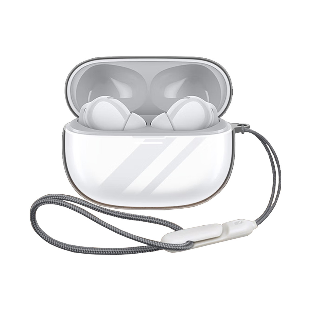ROCK เคส Xiaomi Buds 5 Case เคสหูฟังแบบใส I เหลืองยาก I พร้อมสายคล้อง I วัสดุผลิตภัณฑ์ TPU I บรรจุภัณฑ์ที่เรียบง่าย