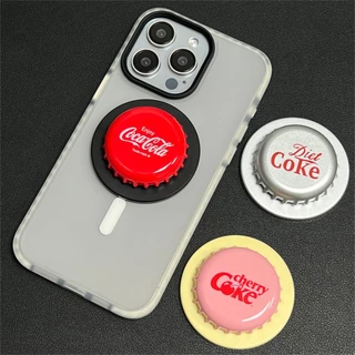 ที่วางโทรศัพท์ Kickstand Creative Contrast สีโซดาเครื่องดื่มหมวก Cola Design Magnetic Attraction สําหรับ Magsafe กรณีแท็บเล็ตโทรศัพท์มือถือพับ Anti-drop PC Bracket
