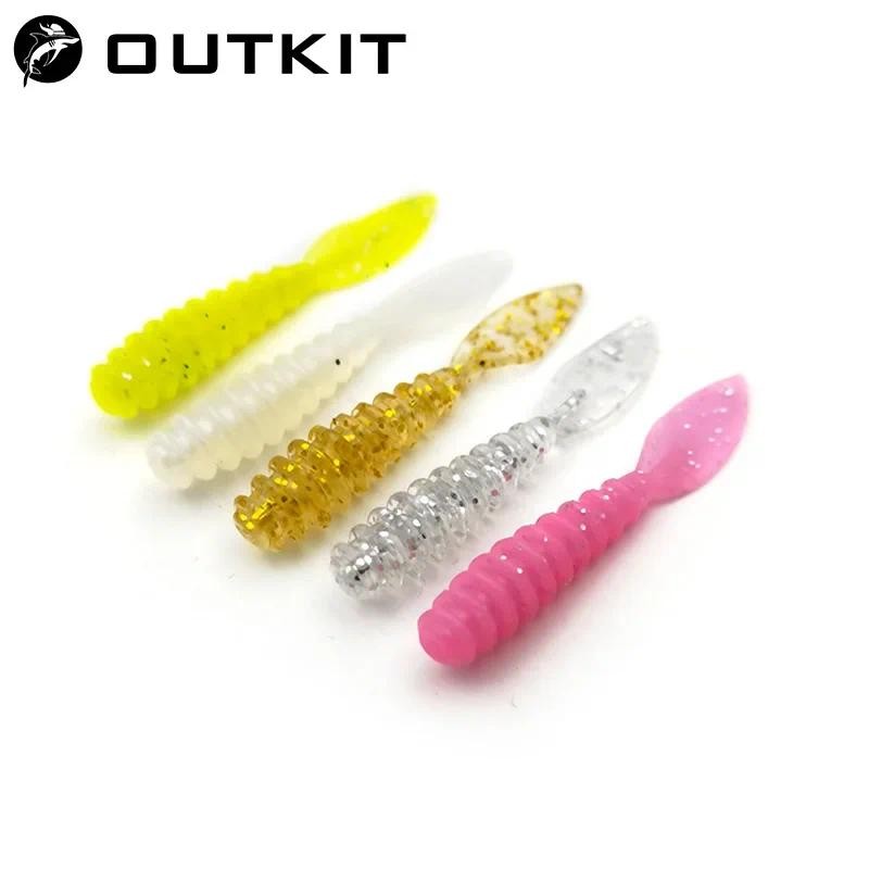 ใหม่ 10 ชิ้น Wobblers mini Ocean Rock ตกปลาเหยื่ออ่อนยางเหยื่ออ่อน 3.5 ซม.หนอนนุ่มเหยื่อประดิษฐ์เบสซิลิโคนปลา