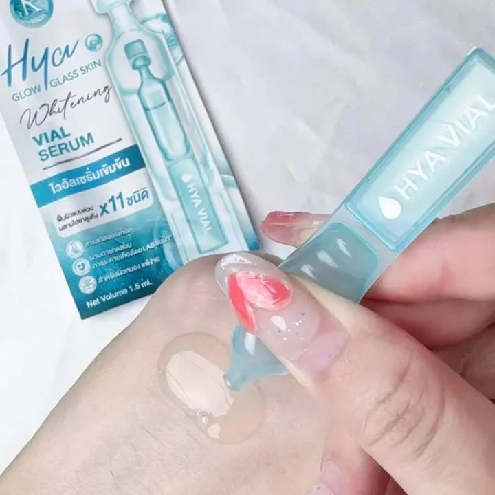 🔥แท้/ถูกที่สุด/ไลฟ์ทุกวัน🔥(1ซอง) Ratcha Life Hya Glow Glass Skin Whitening Vial Serum 1.5มล. - รูปที่ 2