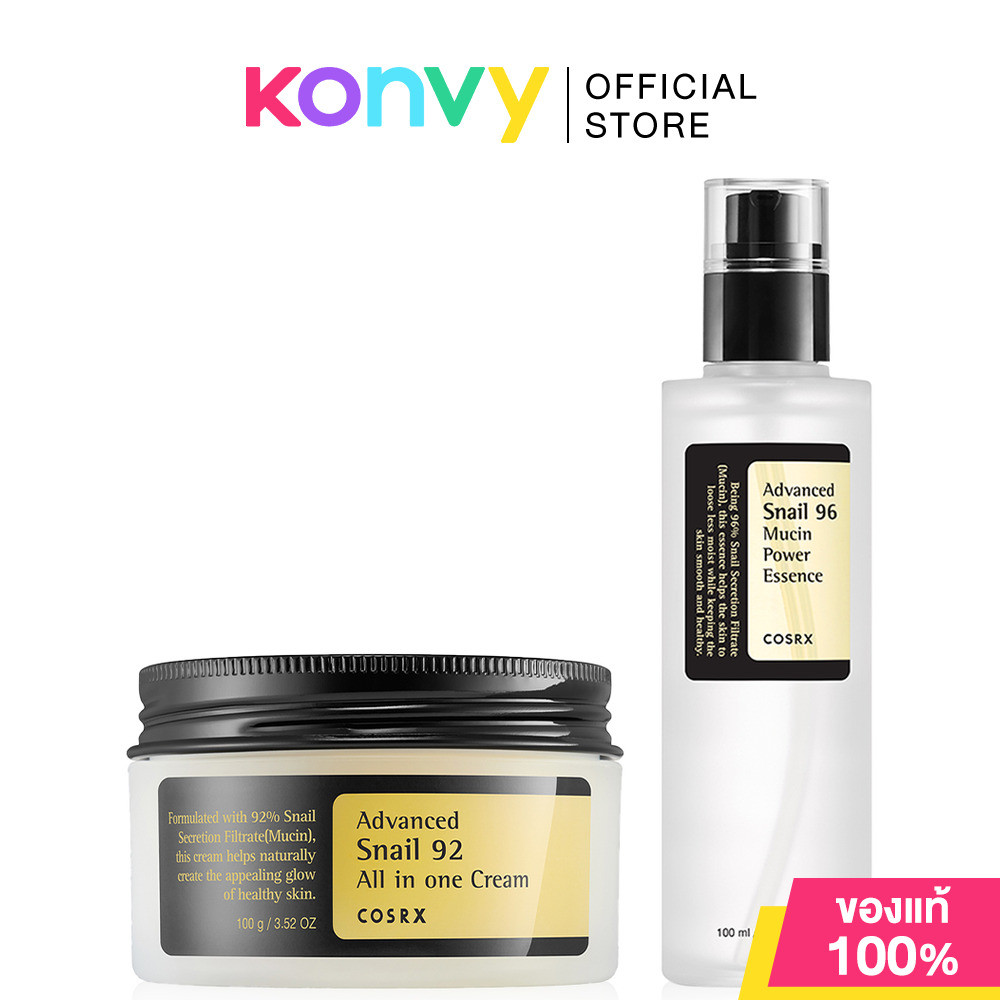 COSRX Advanced Snail Set Advanced Snail 96 Mucin Power Essence 100ml + Advance Snail 92 All In One C