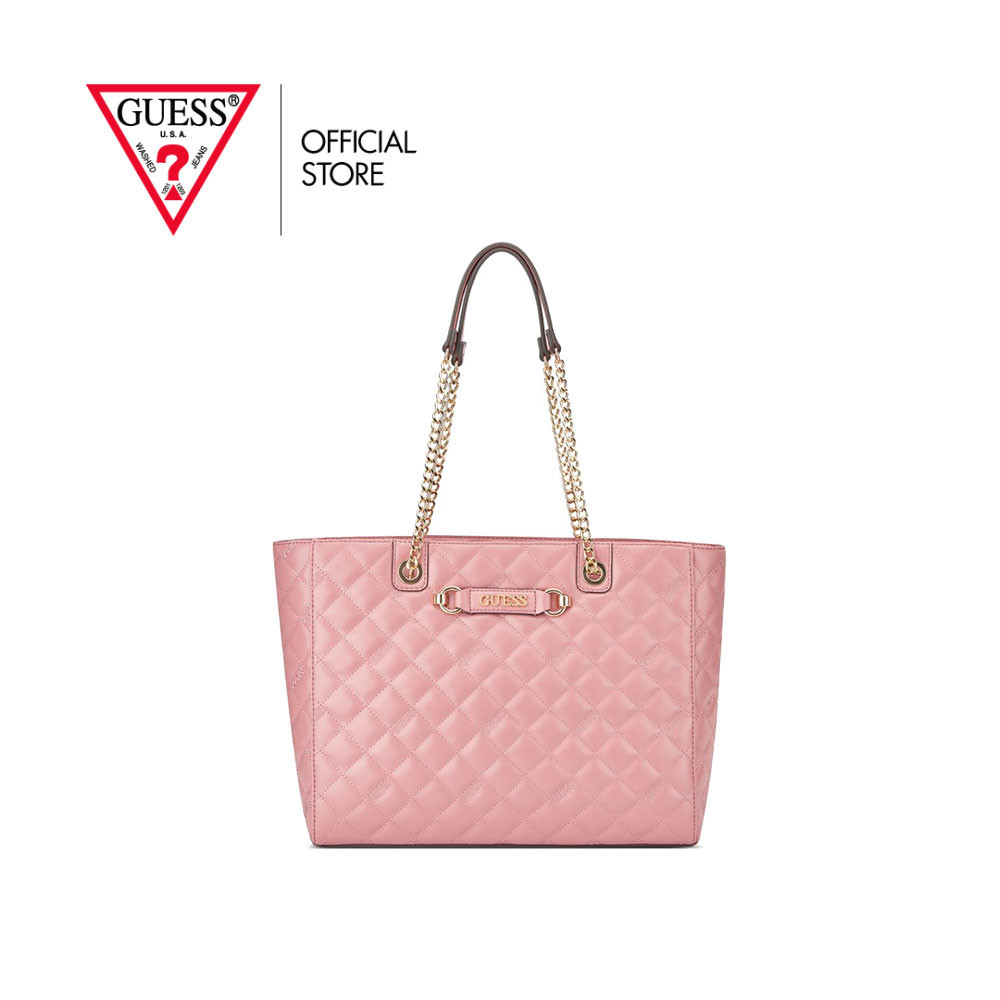 GUESS กระเป๋า รุ่น VG940524 FIDDLEWOOD TOTE PINK สีชมพู
