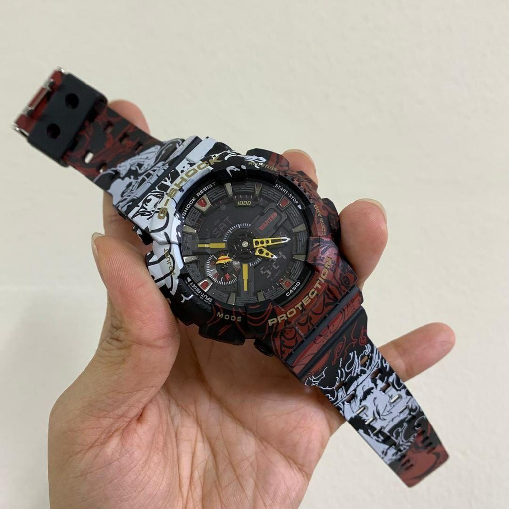 ญี่ปุ่น C_asio Dual Display นาฬิกากันน้ํา One Piece GA-110 W05 แฟชั่นผู้ชายและผู้หญิงคู่กีฬานาฬิกาข้อมือ