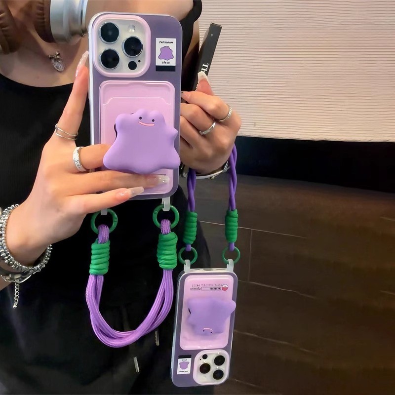 เคส KB371 สำหรับ Samsung S25 ULTRA S24FE S S20 S21FE S23PLU A55 A54 A35 A25 A24 A16 A15 A13 A12 A04E A06 ป้องกันการตก พร้อมเชือกคล้อง โทรศัพท์ แฟชั่นการ์ตูน สาวน่ารัก เคสป้องกันโทรศัพท์ - รูปที่ 2