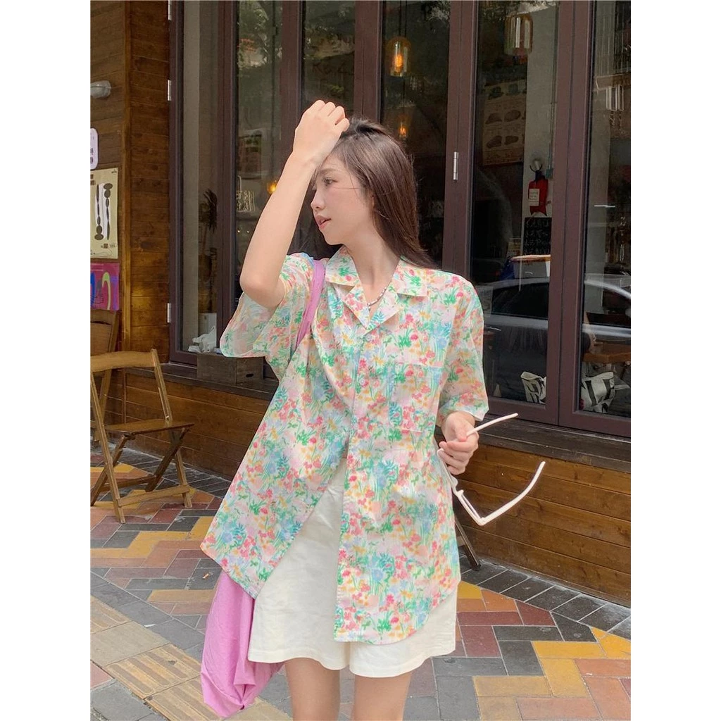 mimi&didi เสื้อแขนสั้นลายดอกไม้ W374 thumbnail 10