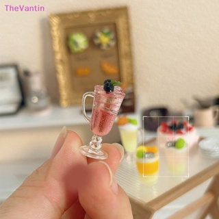 Thevantin โมเดลเครื่องดื่มค็อกเทล ชาผลไม้ ขนาดเล็ก อุปกรณ์เสริม สําหรับตกแต่งบ้านตุ๊กตา