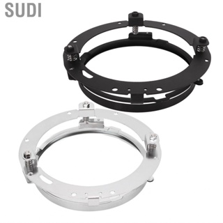 Sudi 7 Inch Motorcycle Headlight Adapter Round Mounting  Bracket Head Lamp Accessories