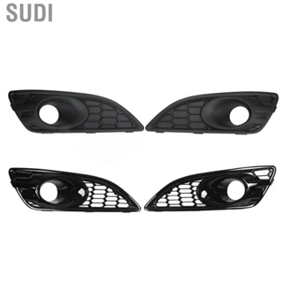 Sudi 1 Pair Front Bumper Fog Lamp Grille D2BZ15266CB Light Cover Replacement Fits for Ford Fiesta JA8 2013 2014 2015 2016 2017