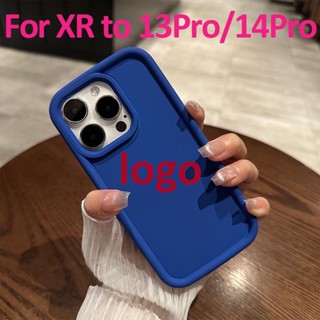 【พร้อมส่ง】เคสโทรศัพท์มือถือนิ่ม ป้องกันกล้อง ขนาดใหญ่ DIY สําหรับ XR เป็น 13 Pro XR 13 Pro XR เป็น 14 Pro XR Like 14 Pro