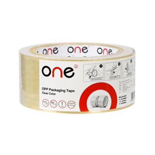 ONE เทปโอพีพี 48มม.x100หลา ใส ONE