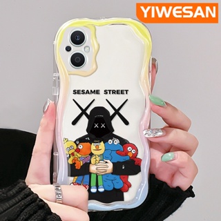 เคสโทรศัพท์มือถือแบบนิ่ม ใส กันกระแทก ลายการ์ตูน Sesame Street สําหรับ OPPO Reno 7Z 5G Reno 8Z Reno7 Lite Reno8 Lite F21 Pro 5G F21s Pro 5G