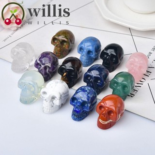 Willis รูปปั้นหัวกะโหลกอเมทิสต์ สําหรับตกแต่งบ้าน