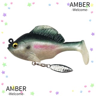 Amber เหยื่อตกปลาซิลิโคน แบบนิ่ม 10 กรัม 14 กรัม 2 ชิ้น