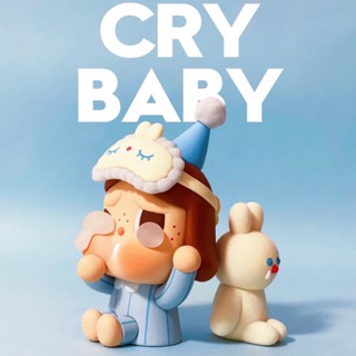 【ของแท้】Pop Mart Crybaby Sleepy Baby Blue Pajamas 😴💤 แท้ 💯